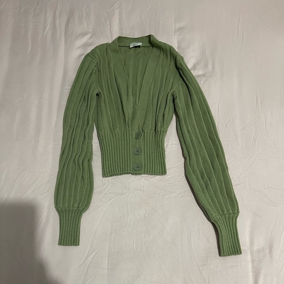 Aritzia deep v plunge cardigan - Picture 5 of 6